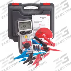 MEGGER Insulation Tester: 10 gigohm to 200 gigohm, CAT IV 600V, IP54, Digital, Bluetooth/USB, 1 mA (MPN MIT2500). Key specifications — IP Rating: IP54; Test Voltage: 2,500V DC; Brand: MEGGER.