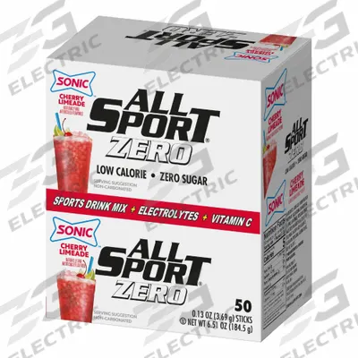 ALL SPORT Sports Drink Mix: Cherry-Limeade, Single-Serve, 0.1 oz Concentrate Per Pack - Sugar-Free Concentrates