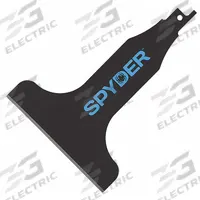 SPYDER Scraper Blade: Reciprocating Saw Compatible, Steel, 6 in Lg, Spyder Scraper™, 108. Key specifications — attr1170545: Steel; attr1179906: Reciprocating Saw; attr1179907: Scraper Blade; attr1190188: Spyder Scraper™; attr1170553: SPYDER.