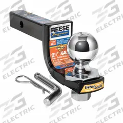 REESE Ball Mount Kit: II, 1 in Compatible Ball Shank Dia, 2 in Ball Dia, Ball Mount Kits Ball Mount (MPN 7043100). Key specifications — Material: Steel; Vehicle Class: II; Brand: REESE; Features: Interlock One Wrench Tightening System; Finish: Powder Coated; Includes: Hitch Ball; Resistance Properties: Corrosion-Resistant.