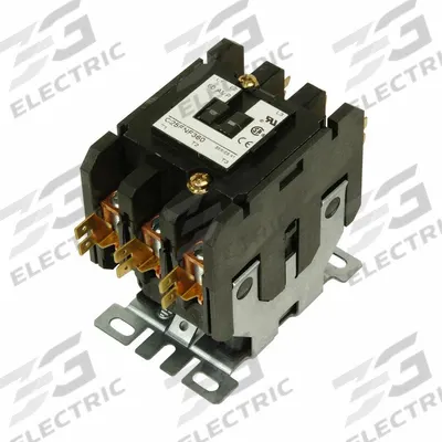EATON Definite Purpose Magnetic Contactor: 3 Poles, 120V AC, 75 A - Non-Reversing Definite Purpose Contactors