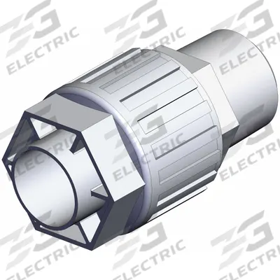 SMC High Purity Tube Fitting: 1 in Pipe x 1 in OD Size, RC x Compression - PFA Compression Tube Fittings