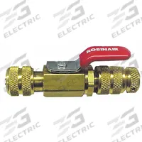 ROBINAIR Valve Core Remover: Charging/Evacuation, Brass (MPN 18561). Key specifications — Product Type: Valve Core Remover; Application: Evacuation; Material: Brass; Brand: ROBINAIR.