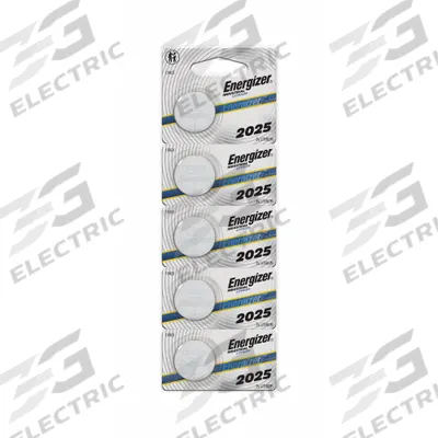 ENERGIZER COIN CELL BATTERY: 2025 Battery Size, Lithium / Manganese Dioxide - Disposable Coin & Button Batteries