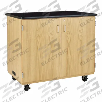 DIVERSIFIED SPACES Mobile Charging Station: 42 1/2 in Overall Ht, 30 in Overall Dp, 4 ft Overall Wd - Mobile Cabinets