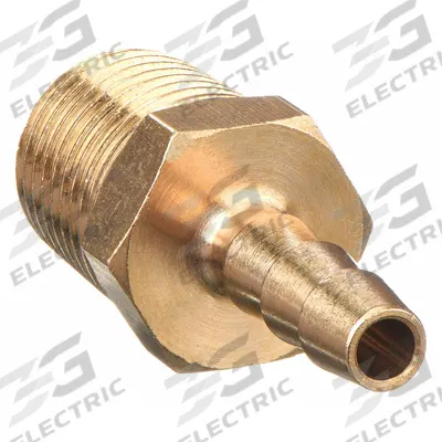 APPROVED VENDOR Barbed Hose Fitting: For 5/16 in Hose I.D., Hose Barb x NPT, Male x Male - Brass Multipurpose (Air, Water, Chemical) Rigid Barbed Hose Fittings