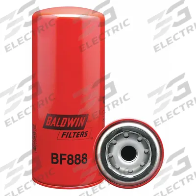 BALDWIN FILTERS Fuel Filter: Spin-On, 3 11/16 in Outside Dia, 7/8"-14 Thread Size, Cellulose - Spin-On Fuel Filters