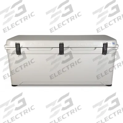 ENGEL Marine Chest Cooler: Gray, 100 Cans, 108 qt Cooler Capacity - Heavy-Duty Chest Coolers