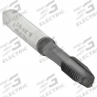CLEVELAND Spiral Point Tap: 3/8"-16 UNC, 2B, 3 Flute, Plug Chamfer, Hardlube Coated Cobalt (MPN C96018)