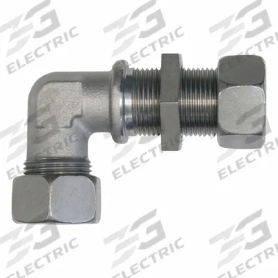 BRENNAN INDUSTRIES Compression Elbow: 18 mm OD x 18 mm OD Size, M26X1.5 x M26X1.5 Thread Size - Flareless Bite-Type Steel Compression Fittings