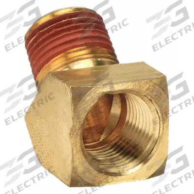 PARKER Metal Pipe Elbow: 45° Elbow, 3/4 in x 3/4 in - Threaded High-Pressure Pipe Fittings with Sealant