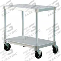 NEW AGE INDUSTRIAL Fixed Height Work Table: Fixed Ht, Aluminum, 36 in x 15 in (MPN 21536ES24PC). Key specifications — Standards: NSF Certified; Unit Type: Not Expandable or Modular; For Environment: Food Service; Includes: Hex Key; Assembly: Unassembled; Wheel Type: Solid; Wheel Material: Polyolefin; Maximum Shelf Load Capacity: 400 lb.