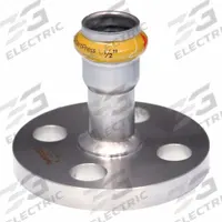 APOLLO Crimp Adapter Fitting: 2 in Pipe x 2 in Pipe Size, Press-fit x Flange, HNBR, SmartPress (MPN 123456903). Key specifications — Brand: APOLLO; Series: SmartPress.