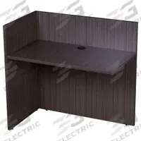 BOSS Desk Return: Melamine, Driftwood, 29 in Overall Ht, 42 in Overall Wd, 24 in Overall Dp (MPN N180-DW)