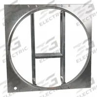 Exhaust Fan Venturi Frame: Steel, For 36 in Blade Dia, 38 1/2 in x 38 1/2 in (MPN 10F480). Key specifications — Brand: DAYTON; Includes: Mounting Bolts; Material: Steel.