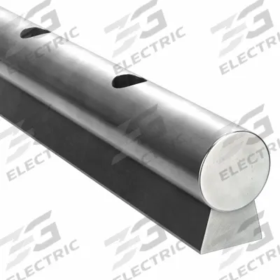 THOMSON Linear Shaft Support Rail: 1 in Shaft Dia, 48 in Lg - Low Profile Linear Support Rail & Shaft Assemblies
