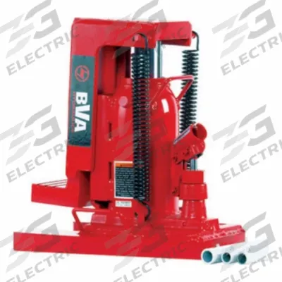 BVA HYDRAULICS Hydraulic Ram Machine Lift: Steel, Manual Handle, Mechanical - Low-Clearance Toe Jacks