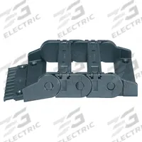 IGUS Mounting Bracket Set: Open, 1 Channels, 0.98 in Cavity Ht, 3.03 in Cavity Wd, Locking (MPN 2070-12PZB). Key specifications — Brand: IGUS; Crossbar Material: Igumid TE; Item: Mounting Bracket Set; Mounting Brackets Included: With Mounting Brackets; Outside Width: 3.7 in; Outside Height: 1.4 in; Mounting Bracket Type: Moving End; Color: Black.