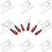 MILWAUKEE Tether Ready Magnetized Tip Screwdriver Set: 1-10 Pieces, 6 Pieces, Phillips/Slotted Tip (MPN 48-22-2706). Key specifications — attr1205274: MILWAUKEE; attr1205269: 1/4 in.