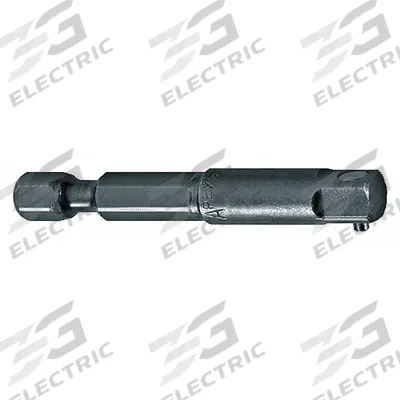 APEX Power Socket Adapter: 1/4 in Output Drive Size, Square, 10 in Overall Lg - 1/4" Male Hex Drive Power Socket Adapters