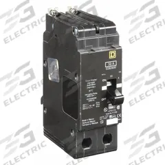 SQUARE D Miniature Circuit Breaker: 50 A, 277/480V AC, Single Phase, 18kA at 277/480V AC, 2 Poles (MPN EDB24050). Key specifications — Phase: Single; Amps: 50 A; AC Voltage Rating: 277/480V AC; Max. AIR Rating: 18kA at 277/480V AC; For Use With: Square D NF Panelboards; Brand: SQUARE D.
