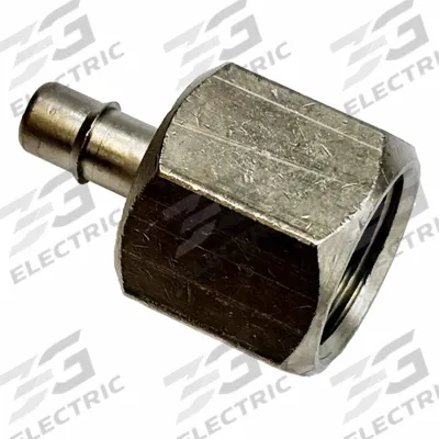 MEM-CO Mini Barb Fitting: 3/8 in Pipe x 3/8 in ID Size, FNPT x Tube, Brass - Standard Brass Barbed Tube Fittings