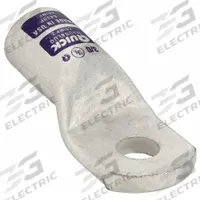 QUICKCABLE Wire Connector: Heavy Wall Lug, Crimp/Lug, Tin Plated Copper, 3/0 ga, Purple, Straight (MPN 6430-525-001F). Key specifications — attr176858: Straight; attr176857: Yes; attr176856: Heavy Wall Lug; attr160377: Tin Plated Copper; attr160378: 3/0 ga; attr520119: 3/8 in; attr160375: Purple; attr160370: QUICKCABLE.