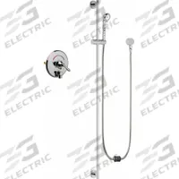 CHICAGO FAUCETS Shower Faucet: SH-TP, 2.5 gpm Handheld Showerhead Flow Rate, Plastic, 1 Handles (MPN SH-TP4-00-022). Key specifications — Showerhead Material: Plastic; Series: SH-TP.