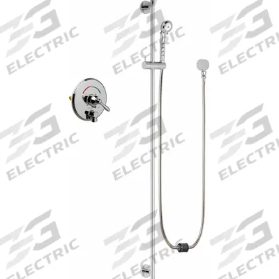 CHICAGO FAUCETS Shower Faucet: SH-TP, 2.5 gpm Handheld Showerhead Flow Rate, Plastic - Shower Faucets with Hand-Held Showerheads