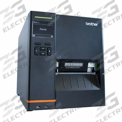 BROTHER Desktop Printer: Direct Thermal/Thermal Transfer, Titan 4620TN, 4.1 in Max. Print Wd - Up to 5,000 Labels per Day