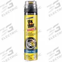 FIX-A-FLAT Tire Inflator: Tire Inflator, Aerosol, Aerosol Spray Can, 24 oz Container Size, Yellow (MPN S60369). Key specifications — Container Type: Aerosol Spray Can; Product Type: Tire Inflator; Product Form: Aerosol; Compatible Tire Type: Extra Large Truck Tires; Brand: FIX-A-FLAT.