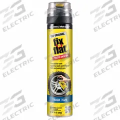 FIX-A-FLAT Tire Inflator: Tire Inflator, Aerosol, Aerosol Spray Can, 24 oz Container Size, Yellow (MPN S60369). Key specifications — Container Type: Aerosol Spray Can; Product Type: Tire Inflator; Product Form: Aerosol; Compatible Tire Type: Extra Large Truck Tires; Brand: FIX-A-FLAT.