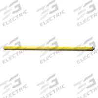 GARLOCK SAFETY SYSTEMS Hinge Post: 40 in Post Ht, Galvanized, Steel, Yellow (MPN 407184). Key specifications — Brand: GARLOCK SAFETY SYSTEMS; Compatible Brand and Series: Garlock Swing Gates; Product Type: Hinge Post; Compatible Manufacturer Model Number: 155160; Finish: Galvanized; Post Material: Steel; Post Type: Hinge.