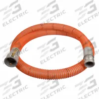 Suction and Discharge Hose: 3 in Hose Inside Dia., 100 psi, Clear/Orange, 3 in x 3 in Fitting Size (MPN WST300-25CE). Key specifications — Temp. Range: -13° to 140°F; Hose Color: Clear; Brand: CONTINENTAL.