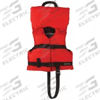 ONYX Life Jacket: Red, Level 70, Type III, 15 1/2 lb Buoyancy, Not Reflective, Universal (MPN 103000-100-000-12). Key specifications — Color: Red; Brand: ONYX; Buoyant Material: Foam; Closure: Buckle; USCG Performance Level: Level 70; Style: Life Jacket; For Age Group: Infant; Product Type: Personal Flotation Device.