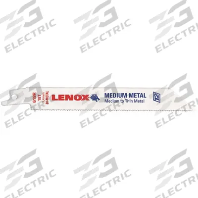 LENOX Reciprocating Saw Blade: 18 Teeth per Inch, 3 5/8 in Blade Lg, 0.04 in Blade Thick - Thin-Metal-Cutting Blades