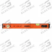 JOHNSON LEVEL Extendable Box Beam: Level & Plumb, Box, 0 Non-Cushioned, 42 in Overall Lg, 0 (MPN 5800-2442B). Key specifications — attr934734: 5800-2442B; attr934735: JOHNSON LEVEL; attr939796: Polycarbonate; attr983962: Aluminum; attr939959: Top & Side Read.
