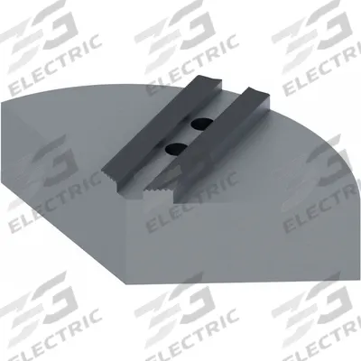 ABBOTT ALUMINUM Lathe Jaw: Round, Full Grip, Aluminum, For 6 in Chuck, 2 in Ht - Full-Grip Lathe Jaws
