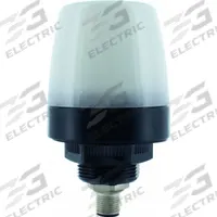 MURRELEKTRONIK Indicator Light: White, LED, M30, 24V, 3 13/16 in Overall Lg, 2 3/16 in Overall Wd (MPN 4000-76056-0000001). Key specifications — attr1063746: MURRELEKTRONIK; attr1063751: White; attr1063763: Sine Wave; attr1063764: Threaded Mount; attr1063767: 24V.