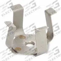 OHAUS Flask Clamp: Flask Clamp, Stainless Steel, Rubber Mat, 25 mL (MPN 30400085). Key specifications — Hold Capacity: 25 mL; Brand: OHAUS; Includes: Rubber Mat; Material: Stainless Steel; Product Type: Flask Clamp.