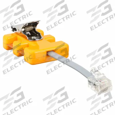 FLUKE NETWORKS Modular Adapter: Quick Connection to Modular Telephone Jacks, 4-Conductors - Telephone Line Test Set Accessories