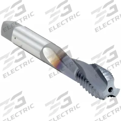 OSG Spiral Flute Tap: 3/8"-24 UNF, H5 / 2B-3B, 3 Flute - Spiral-Flute Taps for Steel & Stainless Steel