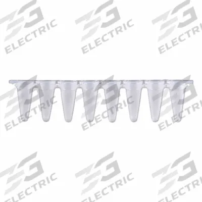 APPROVED VENDOR Strip: PCR Strip, Polypropylene, 0.1 mL Capacity - mL - Plastic PCR Strip Tubes