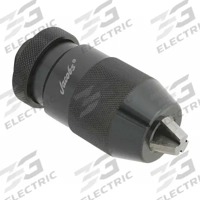 JACOBS Drill Chuck: JT33, 1/32 in to 33/64 in Capacity - High-Torque Taper-Mount Keyless Drill Chucks