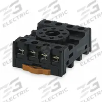 OMRON Relay Socket: 10 A Rating, DIN-Rail & Surface Socket Mounting, 8 Pins, A Socket (MPN PF083A-E). Key specifications — Brand: OMRON.