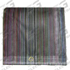 MAURITZON Tarp: 15.5 ft Lg, 11.42 ft Wd, Std Duty, 5 mil, Vinyl, Multi-Color, 10 oz/sq yd (MPN MBT-12-99-1216). Key specifications — Color: Multi-Color; Brand: MAURITZON; Fabric Coating: PVC Coated.