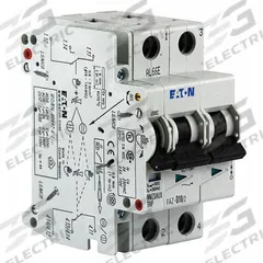 EATON Auxiliary Contact: Auxiliary Contact, 2 A Amps, FAZ Circuit Breakers, 250V AC (MPN FAZ-XHIN11). Key specifications — Accessory Type: Auxiliary Contact; For Use With: FAZ Circuit Breakers; Voltage: 250V AC; Includes: Auxiliary Contact; Brand: EATON.