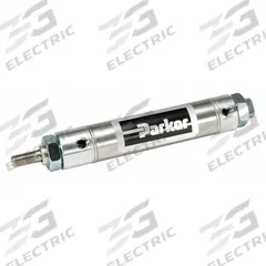 PARKER Round Air Cylinder: 9/16 in Bore, 1/2 in Stroke, Non-Repairable, Stainless Steel, SR, Inch (MPN 0.56DXPSR00.50). Key specifications — attr1122958: Rotating Rod; attr942235: Stainless Steel; attr942202: PARKER; attr942209: Aluminum; attr942227: Nose; attr942243: SR.