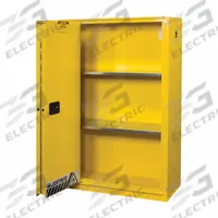 Storage Cabinet: 5 3/8 ft Overall Ht, 18 in Overall Dp, 43 in Overall Wd, Steel, 0 Drawers, 2 Doors (MPN 253260). Key specifications — Product Type: Tall Flammable Cabinet; Brand: DIVERSIFIED SPACES; Material: Steel; Standing Style: Wall Mounted; Cabinet Type: Tall Cabinets.