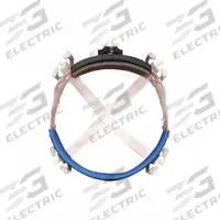 ERB SAFETY Hard Hat Suspension: Americana Mega Ratchet Full Brim hard hat, Ratchet (4-Point) (MPN WEL19428GY). Key specifications — attr332619: Ratchet (4-Point); attr332620: 6-1/2 to 8; attr332618: Americana Mega Ratchet Full Brim hard hat; attr377847: ERB SAFETY.